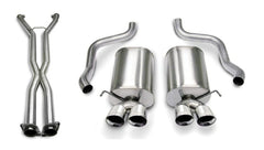 Corsa 07-08 Corvette 2.5in. Sport Series Cat-Back Dual Rear Exit with Twin 3.5in. Polished Tips