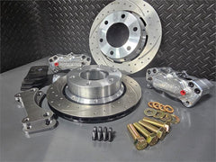 Aerospace Components Rear 4 Piston Dimpled & Slotted Kit clears 16" wheels (fits 10-25 F150 2wd/4wd)