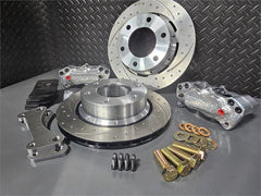 Aerospace Components Rear 4 Piston Dimpled & Slotted Kit clears 16" wheels (fits 10-25 F150 2wd/4wd)