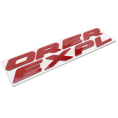 Rear Tailgate Replacement Letters Red (fits 20-24 Ford Explorer) UPR