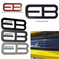 EB Rear Decklid Emblem (fits 15-23 2.3L Mustang Ecoboost) AMP