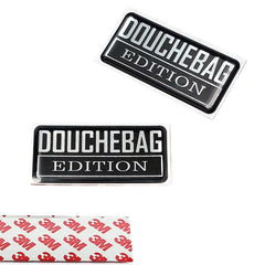 Douchebag Edition Domed Urethane Decal Emblem