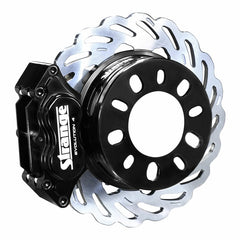Strange Evolution Rear Brake Kit with 4 Piston Calipers for 15-23 Ford Mustang B1723WCE