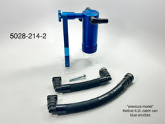 Plug N Play ™ Z Bracket Oil Catch Can (Clearance) BLUE (fits 15-24 Dodge Hellcat, Demon, Redeye 6.2)