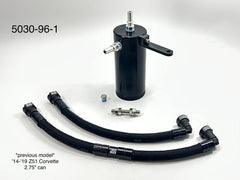 Single Valve Oil Catch Can (Clearance)(fits 14-17 Corvette C7 NON-Z51) UPR