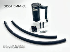 UPR "H" Series Oil Catch Can Z Bracket (fits 05+ 5.7L and 6.4L HEMI Charger Challenger 300) (Clearance) BLACK