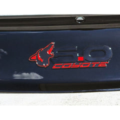 Howling Coyote Head Rear Deck Lid Emblem (fits 15-23 Mustangs & F150) VA 2-296-717