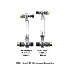 Pro-Series™ Billet Adjustable Front Sway Bar End Links (fits 2005-Present Dodge) UPR