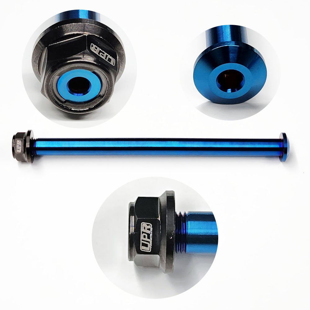 Apple - 19Y-SB-4-2 RORU UPR Titanium Axle & Lock Nut Replacement for Segway Surron