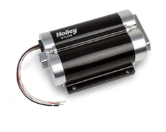 Holley Billet 130 GPH Dominator In-Line Fuel Pump Dual Inlet
