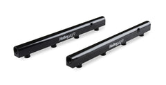 Holley Hi-Flow Billet Fuel Rails (fits 11-21 Mustang) Coyote Engine Swap