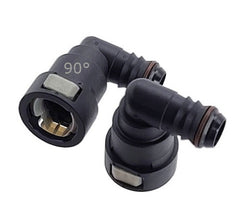 UPR Plug N Play PCV Snap Fitting 90* Angle for Oil Catch Can 3/8 1/2 5/8