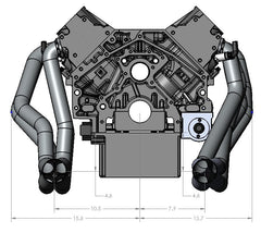 LS Swap 1-7/8 Longtube Headers (fits 79-04 Mustang) Ultimate Headers