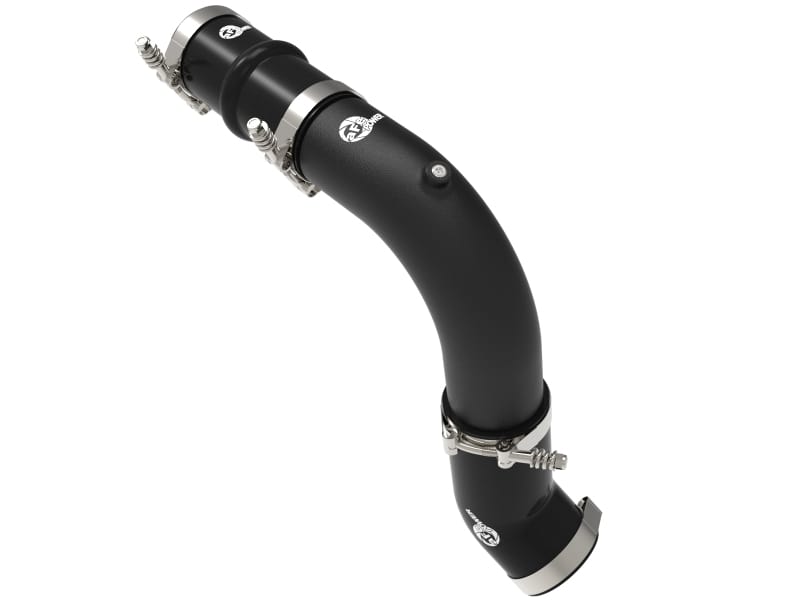 aFe BladeRunner 3in Aluminum Hot Charge Pipe Black RAM Diesel Trucks 25-26 L6-6.7L (td)