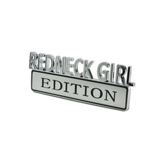 Redneck Girl Edition Emblem