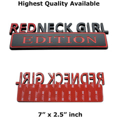 Redneck Girl Edition Emblem