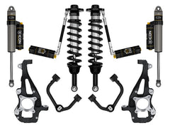 ICON 21-24 Ford F150 4WD 3.5-4.5in Stage 4 Suspension System Tubular Cdcv