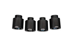 Corsa 20-25 Chevrolet Corvette C8 RWD 4.5in Carbon Fiber Black PVD Tip Kit (For Corsa Exhaust Only)