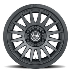 ICON Recon SLX 18x9 6x5.5 BP 25mm Offset 6in BS 95.1mm Hub Bore Satin Black Wheel