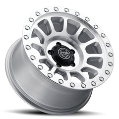 ICON Hulse 18x9 8x6.5 12mm Offset 5.5in BS Silver Machined