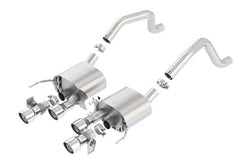 Borla 15 Chevy Corvette C7 ZO6 6.2L w/o AFM w/ NPP ATAK Quad RD RL AC Tips Center Rear Exit Exhaust