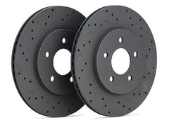Hawk Talon 2007 Ford Expedition Drilled and Slotted Front Brake Rotor Set