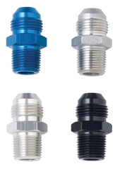 Fragola -10AN x 3/8 NPT Straight Adapter - Black