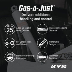 KYB Shocks & Struts Gas-A-Just Front DODGE Dakota 1997-04 DODGE Durango 1998-03 FORD Bronco 1980-96