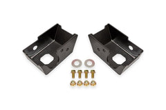 BMR 2021+ Ford Bronco (Exc. Bronco Sport) Rear Shock Mount Skid Plates - Black Hammertone