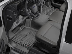 WeatherTech 2019+ Chevrolet Silverado 1500 Crew Cab w/ Vinyl Floors Rear FloorLiner - Black