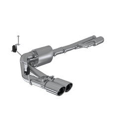 MBRP 2019+ Chevrolet Silverado 1500 4.5L/5.3L Pre-Axle Dual Side Exit w/ 4in OD Tip - AL