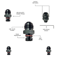 UPR Plug N Play™ Billet Valve Cover Fitting to AN (fits Mustang F150 SHO Explorer) UPR