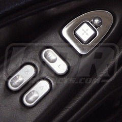 Stainless Steel Mirror Control Trim Bezel (fits 94-04 Mustang) UPR