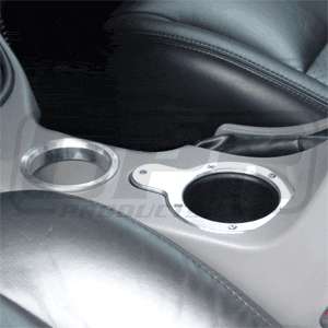Billet Cup Holder Bezel Package (fits 01-04 Ford Mustang) UPR