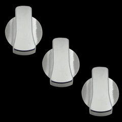 Billet AC Knob Covers (fits 05-09 Mustang)