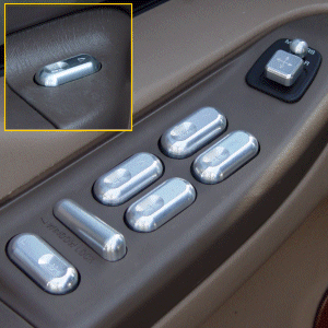 Example of switch buttons - installed on 4 door truck