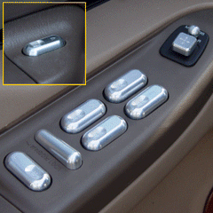 Billet Window Switch Kit (fits 99-01 Superduty F250 F350 97-01 F150 4 Door) UPR