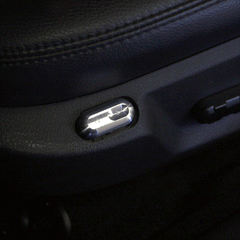 Billet Power Lumbar Seat Switch Button (fits 05-14 Mustang) UPR