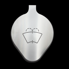 Billet Windshield Washer Cover (fits 10-14 Ford Mustang) UPR