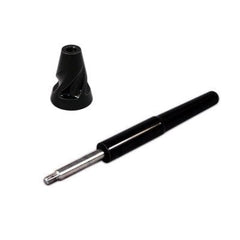 Black Billet Swirl Shorty Antenna 3.5" (fits 10-14 Mustang) UPR