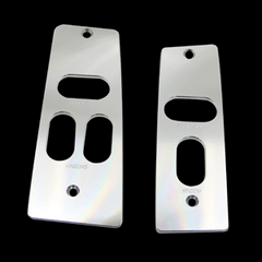 Billet Window Switch Plates (fits 87-93 Ford Mustang) UPR