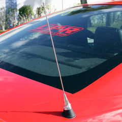 Billet Swirl Shorty Antenna 12" (fits 10-14 Ford Mustang) UPR