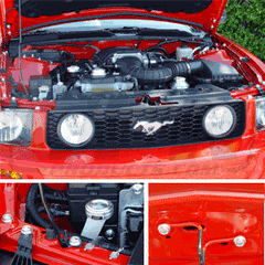 Billet Bolt Cover Kit (fits 05-09 Ford Mustang) UPR