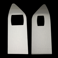 Stainless Steel Hardtop Window Switch Plates (fits 05-09 Mustang) UPR