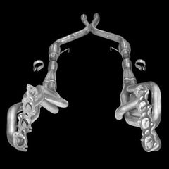ARH 1-3/4 Longtube Headers/X-Pipe w/Cats (fits 07-10 Shelby GT500)