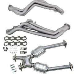 BBK 99-04 Ford Mustang Cobra/Mach1 1-5/8 Long Tube Headers w/High Flow Catted X-Pipe (Ti Ceramic)
