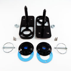05-14 Mustang Billet Radiator Hood Pin Hold Down Kit Mount