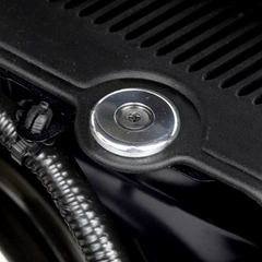 05-11 Ford Mustang Billet Cowl Pin Covers