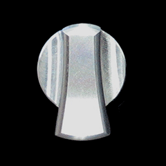 Billet Headlight Knob Cover UPR (fits 05-14 Mustang)