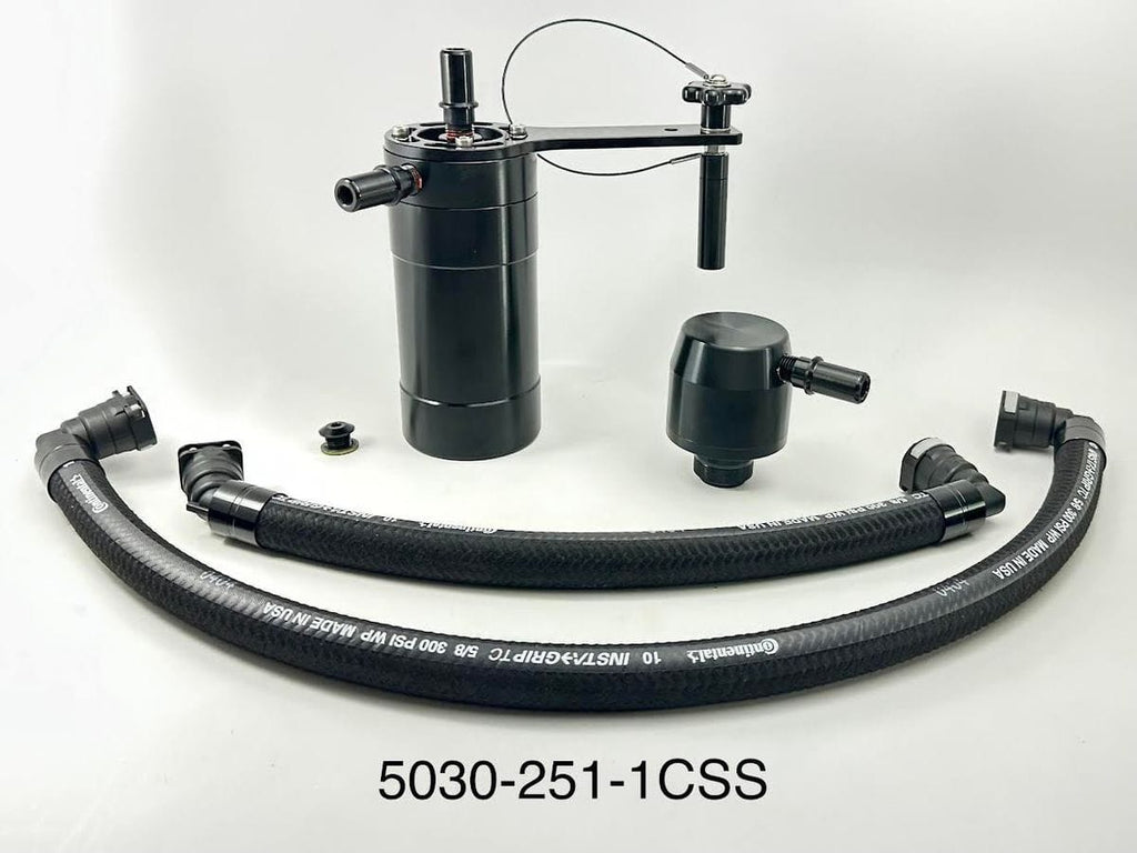 Plug N Play™ Single Valve Oil Catch Can with CSS (fits 2020-2022